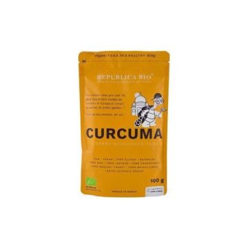 Republica BIO Curcuma (turmeric), pulbere ecologica pura, 100g