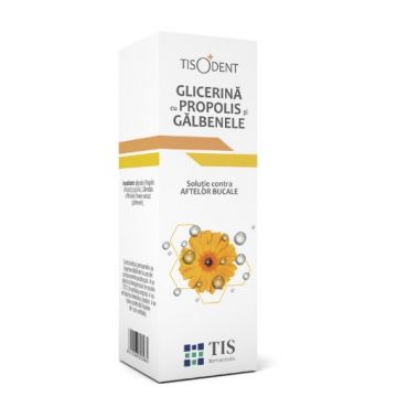 Tis Tisodent Glicerina cu propolis si galbenele - 25ml
