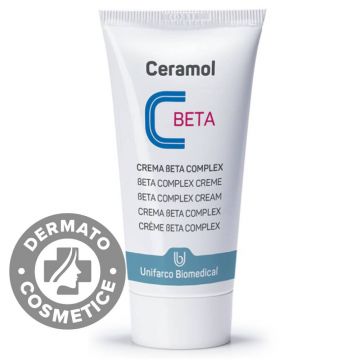 Tratament pentru eczeme, dermatite si roseata Beta, 50ml, Ceramol