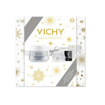 Vichy Trusa Xmas 2023 Liftactiv Supreme Crema de fata antirid pentru ten normal si mixt 50 ml + Liftactiv Crema de noapte antirid pentru toate tipurile de ten 15 ml