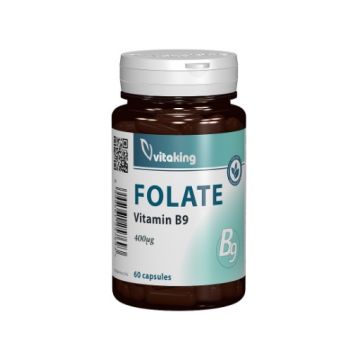 vitaking folate (vitamina b9) 400mcg ctx60 cps