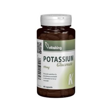 vitaking gluconat potasiu 99mg ctx60 cps