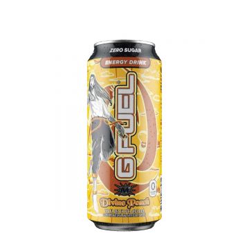 Bautura energizanta cu aroma Divine Peach, 473ml, G Fuel