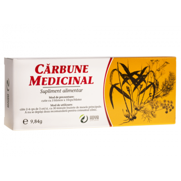 Carbune medicinal, 30 capsule, Adya Green Pharma