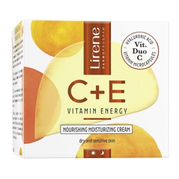 Crema hranitoare profund hidratanta pentru zi si noapte C+E PRO, 50ml, Lirene