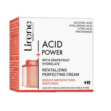 Crema revitalizanta uniformizare ten zi/noapte pentru pete pigmentare Acid Power, 50ml, Lirene