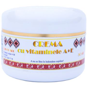 Crema vitamine A E unt shea 50ml - ELIDOR