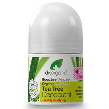 Deodorant roll-on Tea Tree, 50ml, Dr.Organic