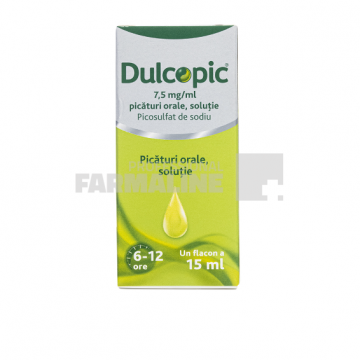 Dulcopic 7,5 mg/ml picaturi orale solutie 15 ml