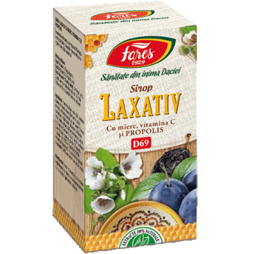 fares sirop laxativ miere+propolis+vit c 100ml