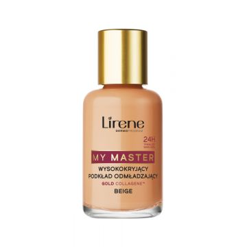 Fond de ten cu acoperire mare si efect de lifting Beige My Master, 30ml, Lirene