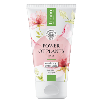 Gel calmant pentru curatare faciala Trandafir Power Of Plants, 150ml, Lirene