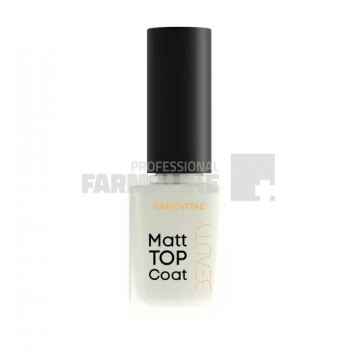 Gerovital Beauty Matt Top Coat lac de unghii 11 ml