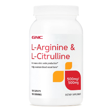 L-Arginine & L-Citrulline, 120 tablete, GNC