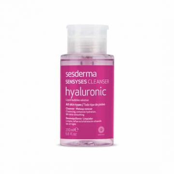 Lotiune pentru curatarea tenului Sensyses Hyaluronic, Sesderma (Concentratie: Demachiant, Gramaj: 200 ml)