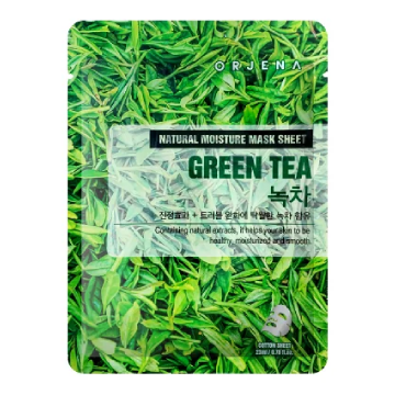 Masca Natural Moisture Mask Sheet-Green Tea, Orjena