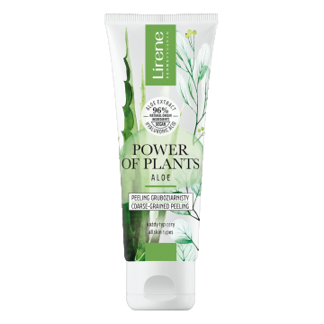 Peeling facial cu granulatie grosiera Aloe Power Of Plants, 75ml, Lirene