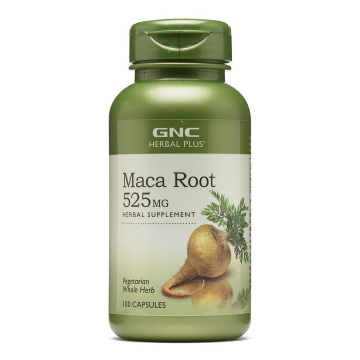 Radacina de Maca 525 mg, Herbal Plus, 100 capsule, GNC