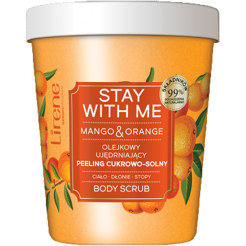 Scrub corporal cu mango si portocala Stay With Me, 200ml, Lirene