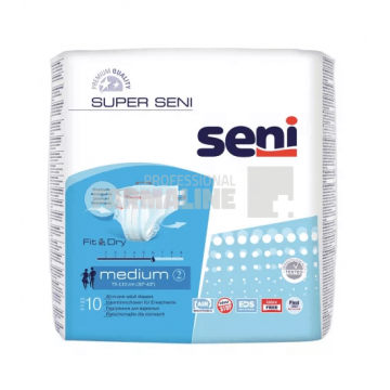 Seni Super Medium scutece pentru adulti 10 bucati