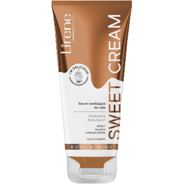 Ser de corp hidratant sweet cream Body & Mind, 200ml, Lirene