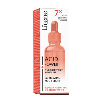 Ser exfoliant cu acid mandelic pentru pete pigmentare Acid Power, 30ml, Lirene