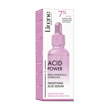 Ser netezitor cu acid succinic pentru toate tipurile de piele Acid Power, 30ml, Lirene