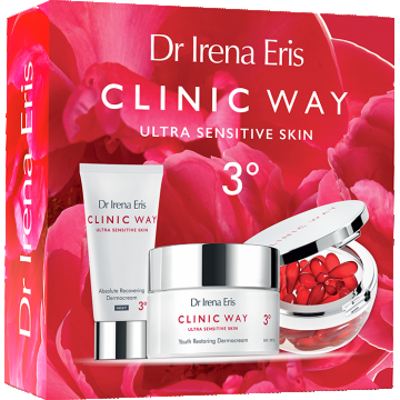 Set cadou crema de zi + noapte + capsule 3°, Dr. Irena Eris Clinic Way