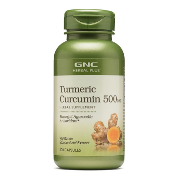 Turmeric Curcumina 500 mg, 100 capsule, GNC