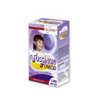 Tussinon Junior sirop cu iederă și miere , 100 ml, FarmaClass Tussinon Junior sirop cu iederă și miere , 100 ml, FarmaClass