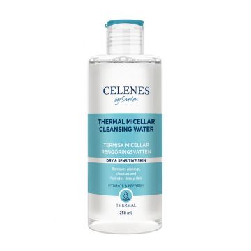 Apa micelara pentru ten sensibil si uscat Thermal, 200ml, Celenes