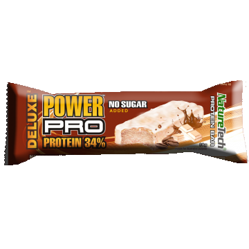Baton energizant cu mocca Power Pro Deluxe, 80g, Nature Tech
