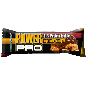 Baton energizant cu unt de arahide Power Pro, 80g, Nature Tech