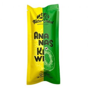 Baton raw vegan cu ananas si kiwi, 45g, Hap de la Vlad