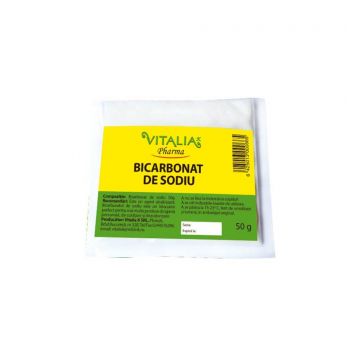 Bicarbonat de sodiu, 50 g, Vitalia