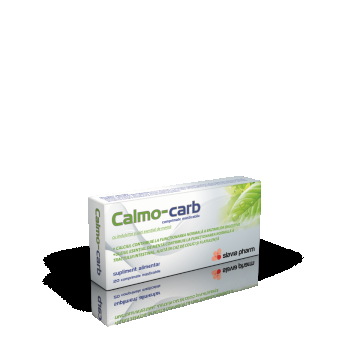 Calmo-carb, 2 blistere x 10 comprimate masticabile, Slavia Pharm