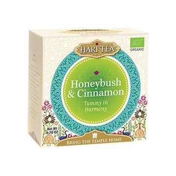 Ceai cu honeybush si scortisoara bio Tummy in Harmony, 10 plicuri, Hari Tea