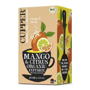 Ceai infuzie Mango si Citrice Eco, 36g, Cupper