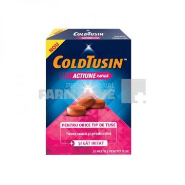 ColdTusin pastile pentru tuse 20 pastile