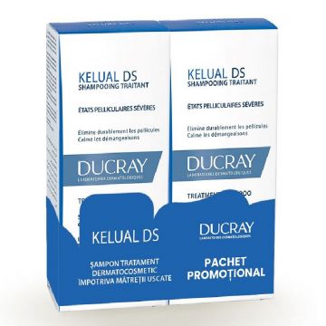 Ducray Kelual DS Sampon 100 ml + 100 ml Pachet promotional