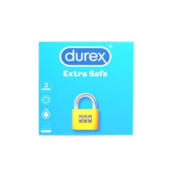 Durex Prezervative Extra Safe, 3 bucati