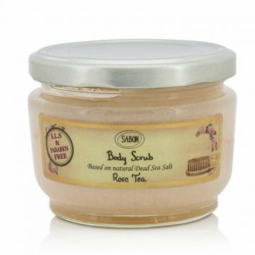 Exfoliant de corp Rose Tea, 250ml, Sabon