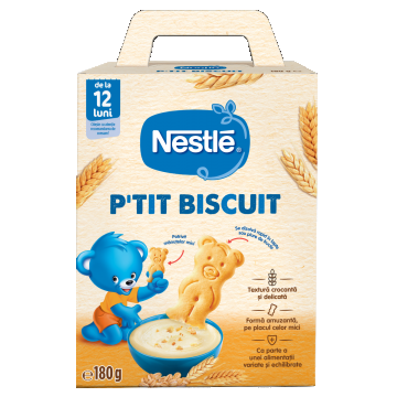 P'tit Biscuit pentru copii de la +12, 180g, Nestle