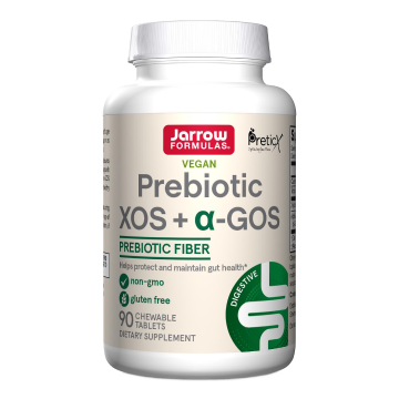 Prebiotic XOS+α-GOS Jarrow Formulas, 90 tablete masticabile, Secom