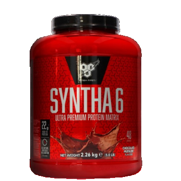 Proteine din zer + izolat proteic syntha 6 aroma ciocolata Mudslide, 2.26kg, BSN