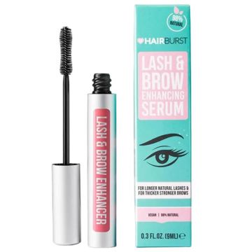 Ser pentru cresterea si indesirea genelor si sprancenelor, 9ml, Hairburst