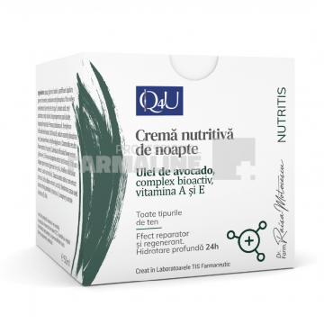 Tis Q4U Crema nutritiva pentru noapte 50 ml