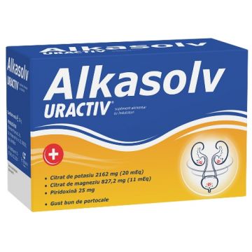 Uractiv Alkasolv - 30 plicuri Terapia