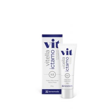Crema antiinflamatoare dermatita Vitella Ictamo, 30g, Benemedo Crema antiinflamatoare dermatita Vitella Ictamo, 30g, Benemedo