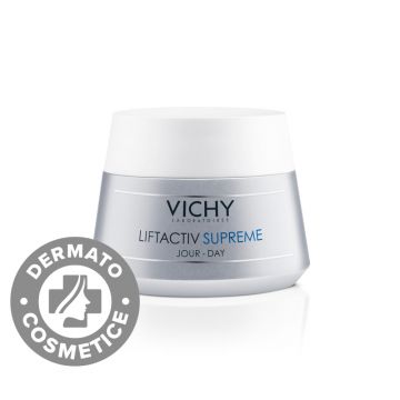 Crema de zi antirid si fermitate pentru ten normal-mixt Liftactiv Supreme, 50ml, Vichy